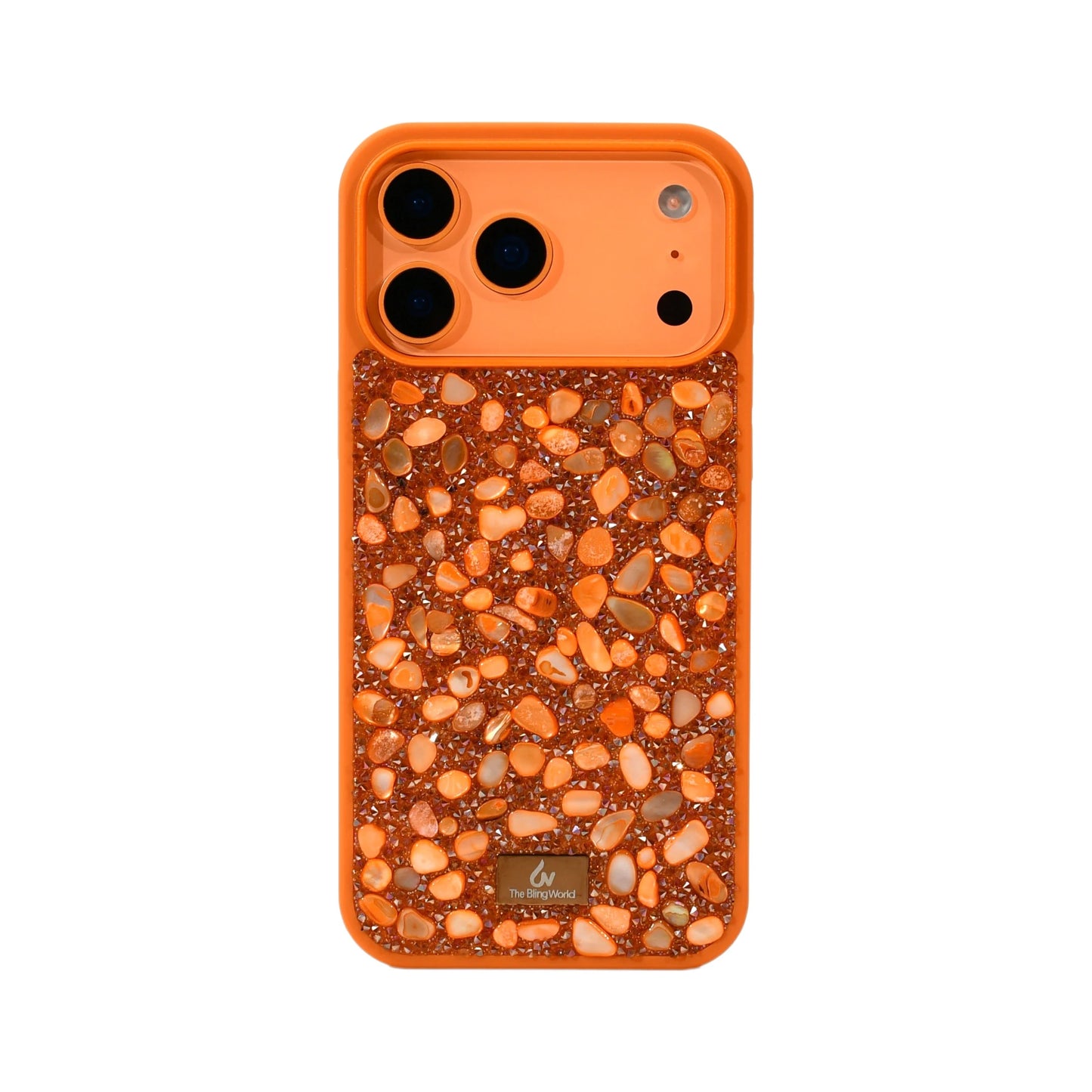 【キラキラビジューシリーズ】ミックスストーン グリッター  デコ スマホケース｜iPhone対応 #260119