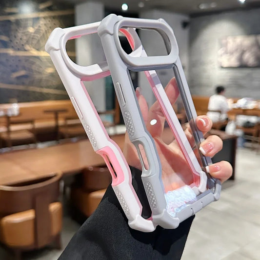 【クリアシリーズ】耐衝撃 TPUバンパー付き 透明スマホケース｜iPhone対応 #251103