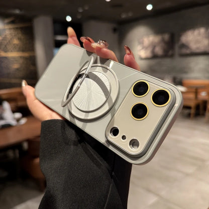 ラディアルリング スマホケース｜放射デザイン・折りたたみリング一体型 iPhoneケース #240407