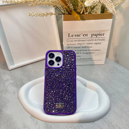 【キラキラビジューシリーズ】フルラインストーン グリッター スマホケース｜iPhone対応 #260118