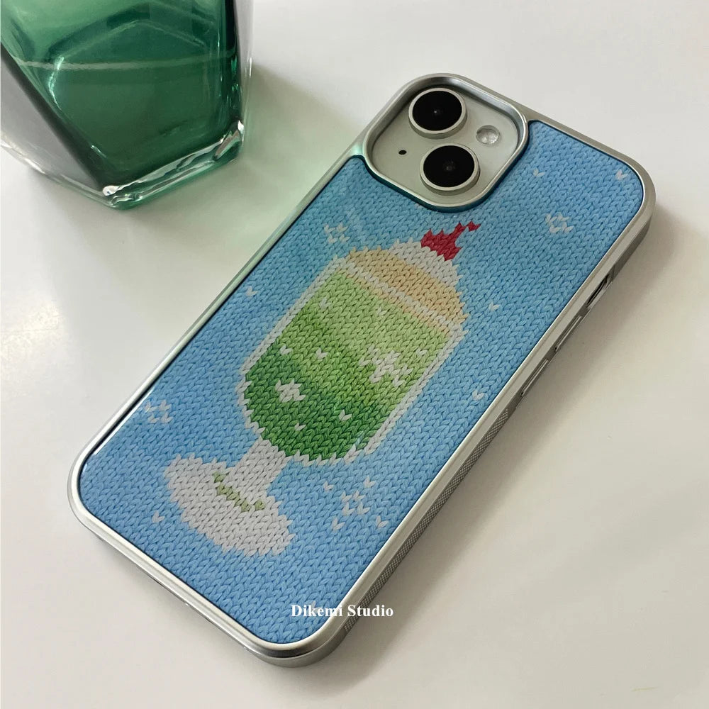 アイス かき氷 クリームソーダ スイーツデザイン iPhoneケース｜ガーリー・レトロポップ #260080