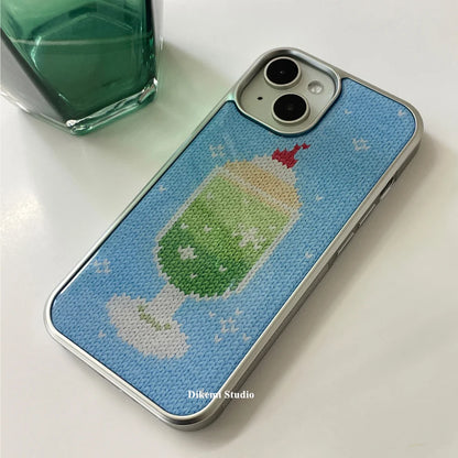 アイス かき氷 クリームソーダ スイーツデザイン iPhoneケース｜ガーリー・レトロポップ #260080