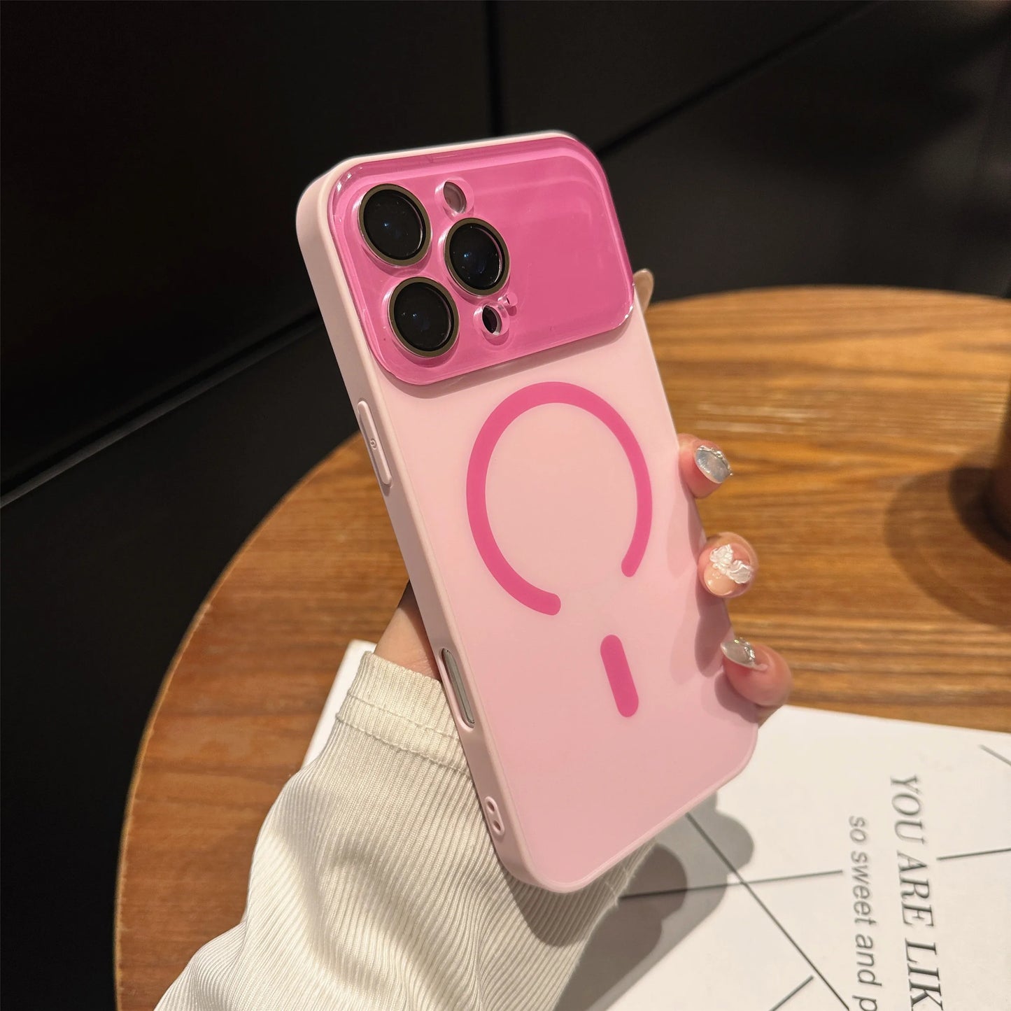 【ワイヤレス充電対応シリーズ】 シンプルおしゃれ マット スマホケース｜iPhone対応 #251104