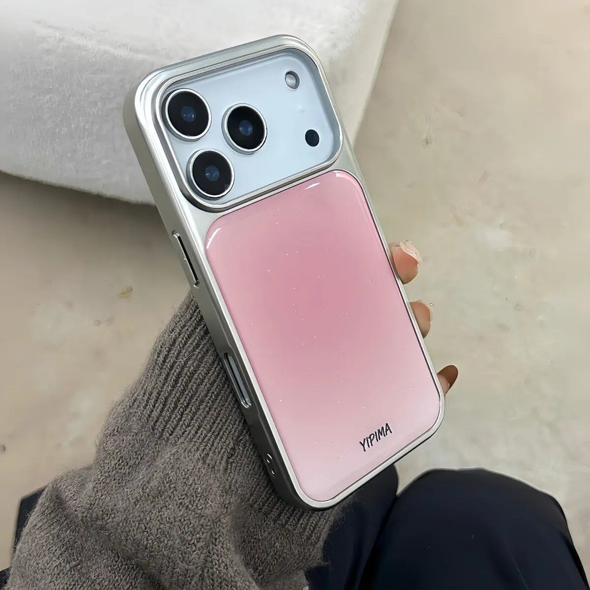 滲み ふんわりチーク グラデーション iPhoneケース｜ニュアンスカラー #260101