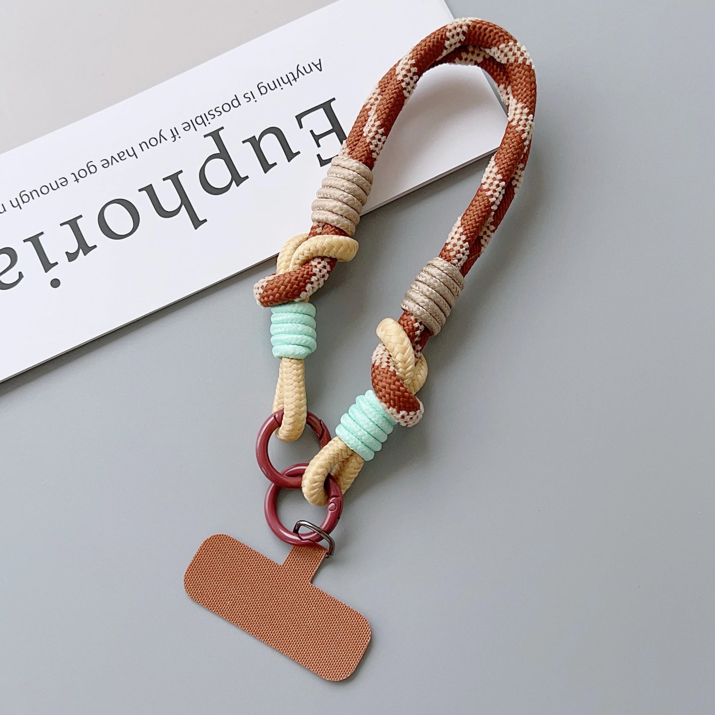 【ストラップ】パステルカラー ロープストラップ