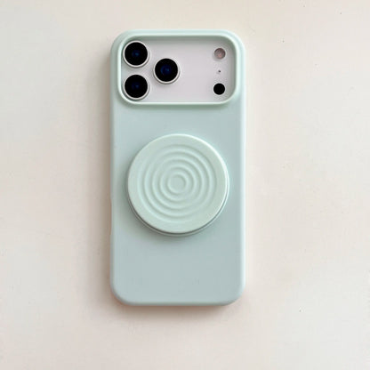 【スタンド付きシリーズ】くすみカラー シンプル無地 マット調スマホケース｜iPhone対応 #251031