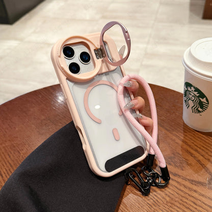 【Magnet対応】スケルトンガード 耐衝撃クリア × ストラップ スマホケース｜iPhone対応 #240824