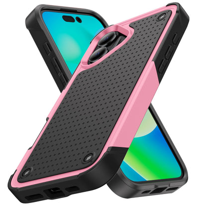 グリップデザイン 耐衝撃 iPhoneケース｜滑り止めバックパネル #240107