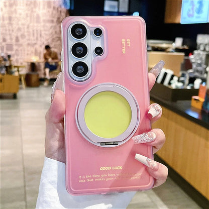 【Galaxy対応】 スタンドリング マグネット内蔵ケース (全7色) スポーティー・モダン #261188