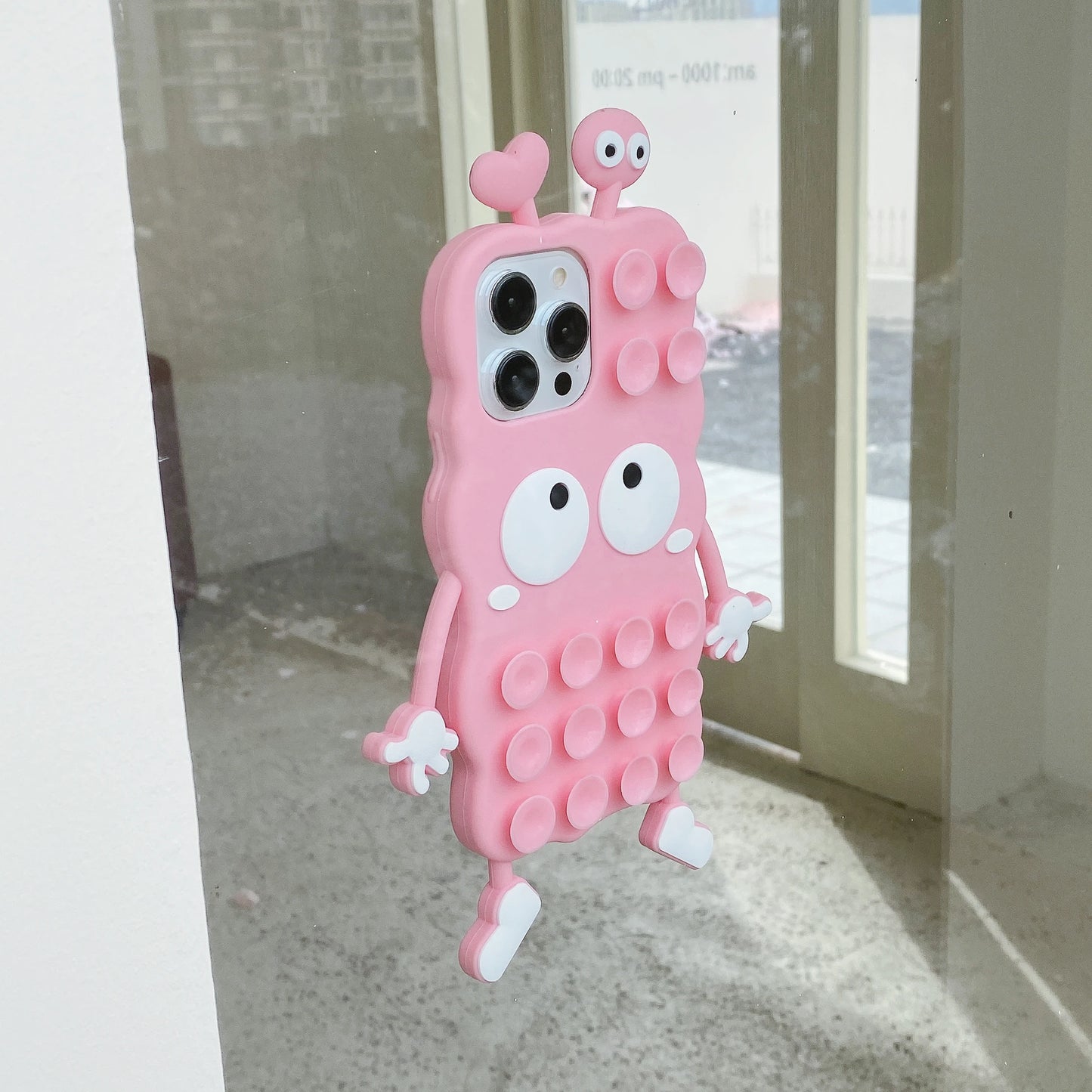 3Dモンスターデザイン ぷっくり シリコン iPhoneケース｜ユニーク・ポップ #261080