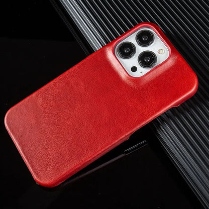 【本革シリーズ】フルグレイン オイルワックス プレミアムレザーケース｜iPhone対応 #240918