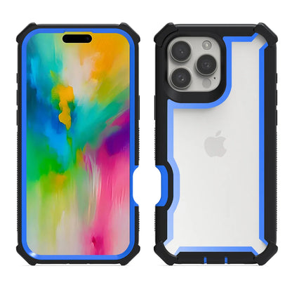 クリア バンパー ネオンフレーム iPhoneケース｜耐衝撃プロテクトデザイン #240108