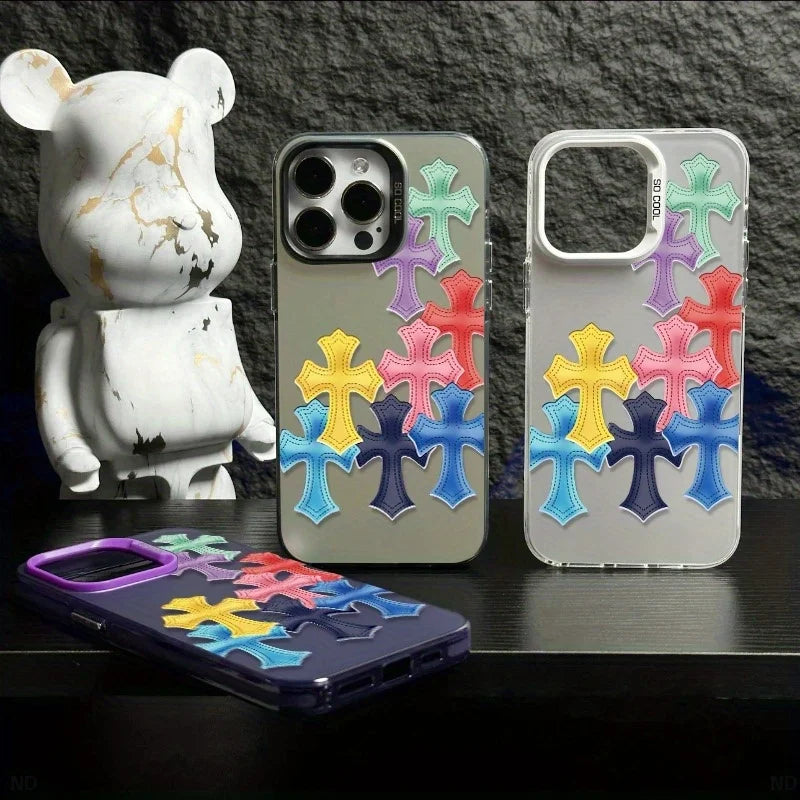 カラフルクロス パッチワークデザイン｜iPhone対応 #260123