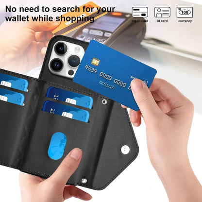 【キルティングシリーズ】カード収納付き ショルダー対応 レザー調スマホケース｜iPhone対応 #251108