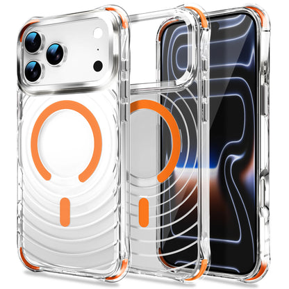 ウォーターリップル バンパー Magnet内蔵 クリアケース iPhoneケース｜耐衝撃・透明感シンプル #260042