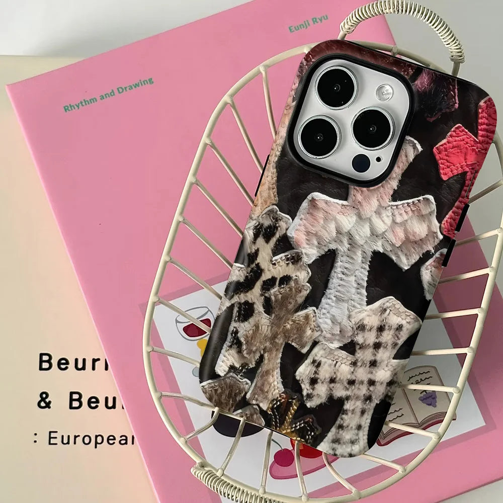 【クロスコレクション】十字架 クロスプリント スマホケース｜iPhone対応 #240726