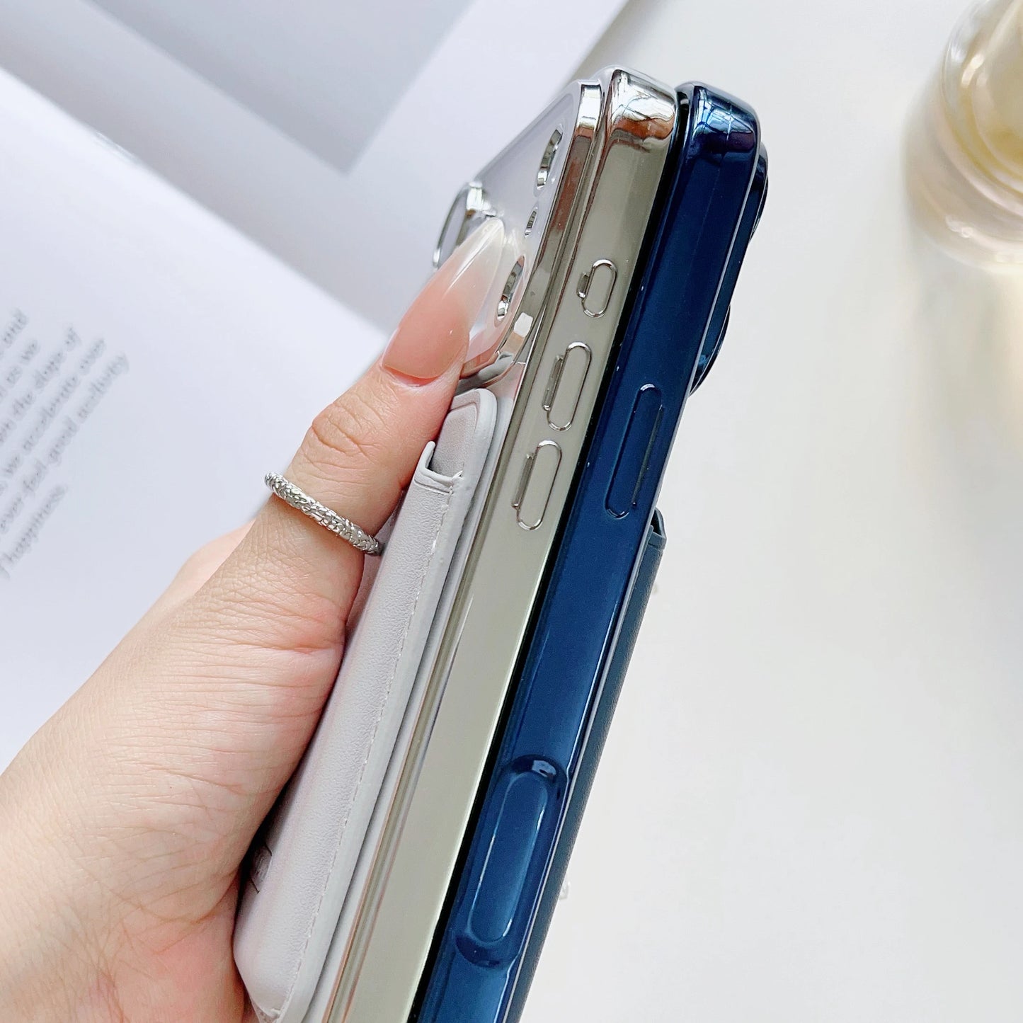 【MagSafe対応】 着脱可能 カードポケット付き クリア ススマホケース｜iPhone対応 #251219