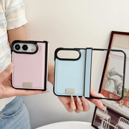 iPhone Duo メタルプレートモチーフケース (全7色) トレンド・カジュアル #261204