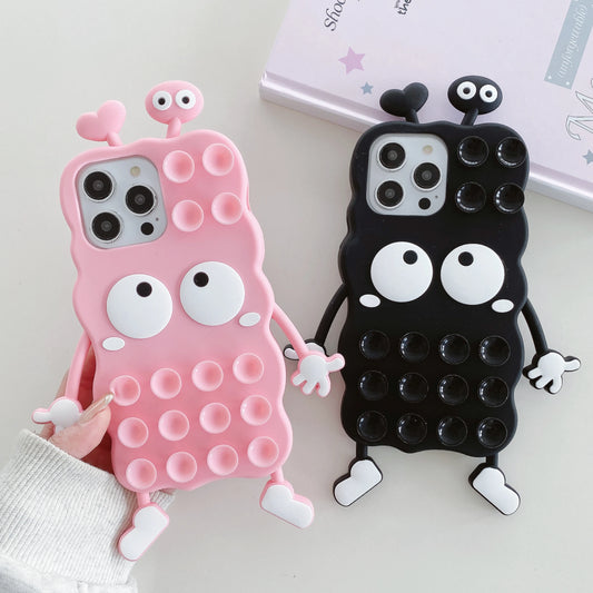 3Dモンスターデザイン ぷっくり シリコン iPhoneケース｜ユニーク・ポップ #261080