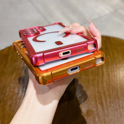 【Galaxy対応】マグネット内蔵 マット加工 耐衝撃ケース 全7色 おしゃれ スマホケース #261101