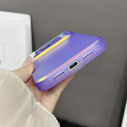 【グラデーションクリア】iPhoneケース (全6色) オーロラ・スタイル PCA #261215