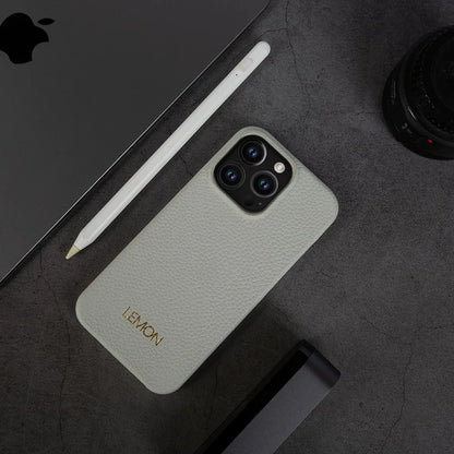 【本革シリーズ】名入れカスタム レザーiPhoneケース｜イニシャル刻印対応｜iPhone対応 #241012