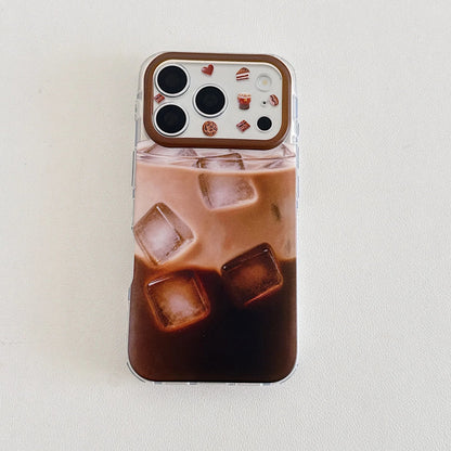 日常に溶け込むカフェラテの iPhoneケース｜耐衝撃・防塵仕様 #260069