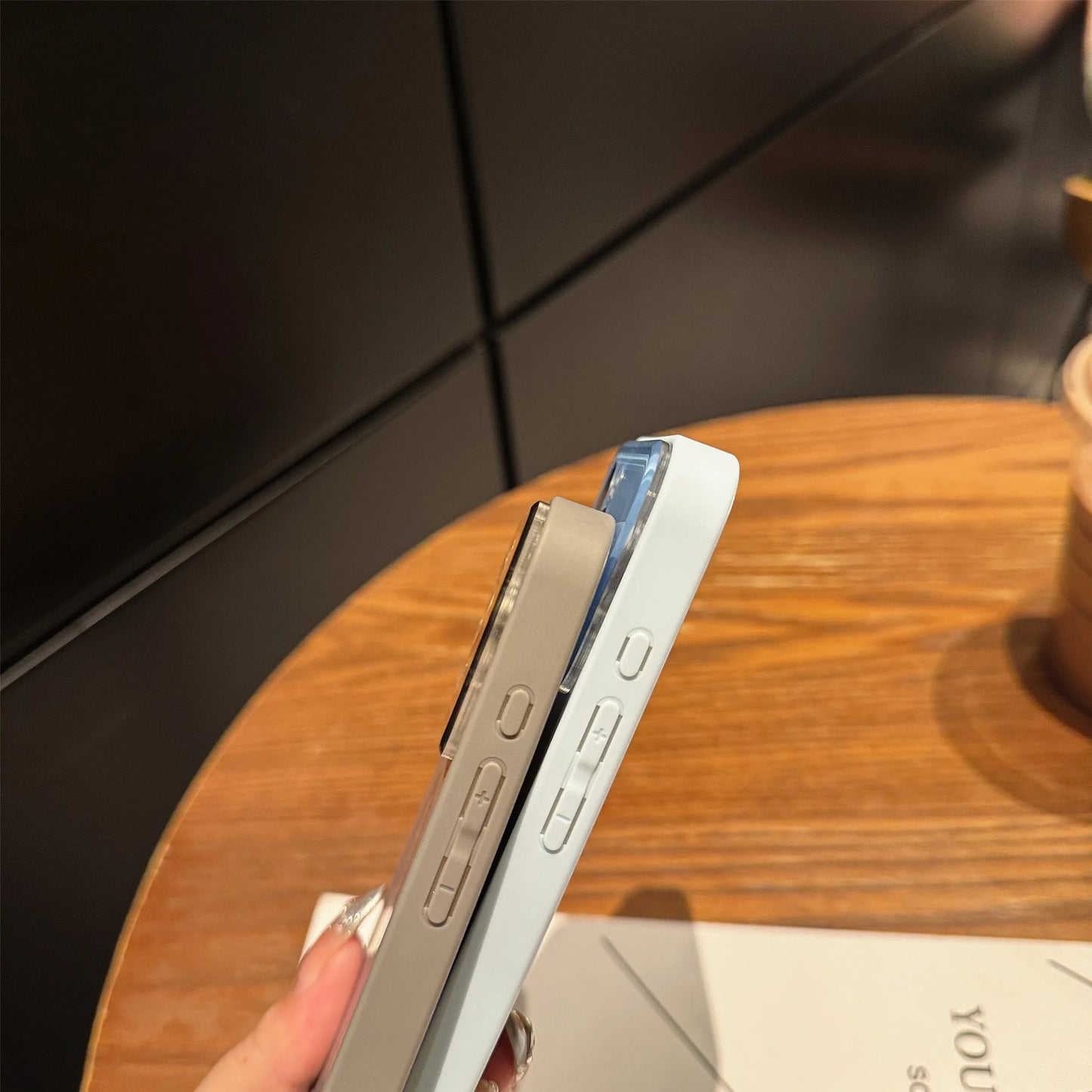 【ワイヤレス充電対応シリーズ】 シンプルおしゃれ マット スマホケース｜iPhone対応 #251104