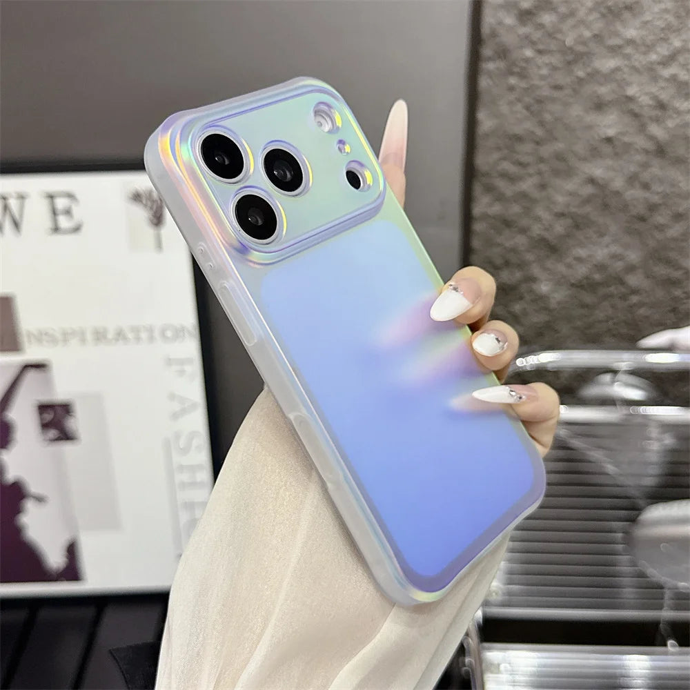 【グラデーションクリア】iPhoneケース (全6色) オーロラ・スタイル PCA #261215