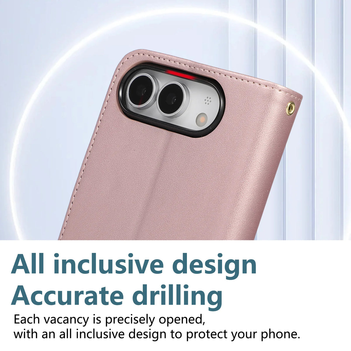 iPhone Duo ショルダーストラップ付き キルティング手帳型 マグネット内蔵 iPhoneケース (全6色) エレガント・クラシカル #261224