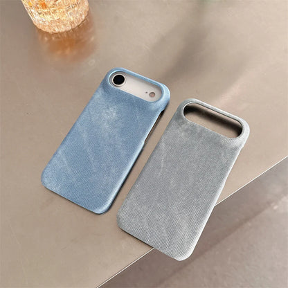 【デニムシリーズ】布素材デザイン カジュアルおしゃれ スマホケース｜iPhone対応 #251113