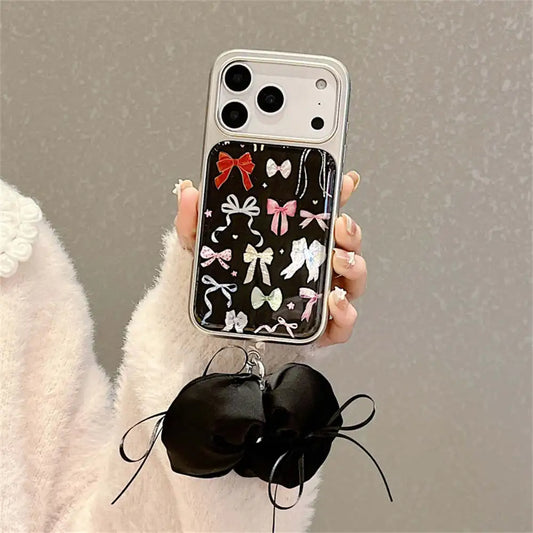 【カラフルリボンコレクション】リボン総柄 デザイン スマホケース｜iPhone対応 #240623