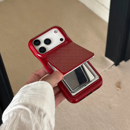 【フリップミラー】コンパクトミラー 鏡付き 多機能  スマホケース｜iPhone対応 #241019