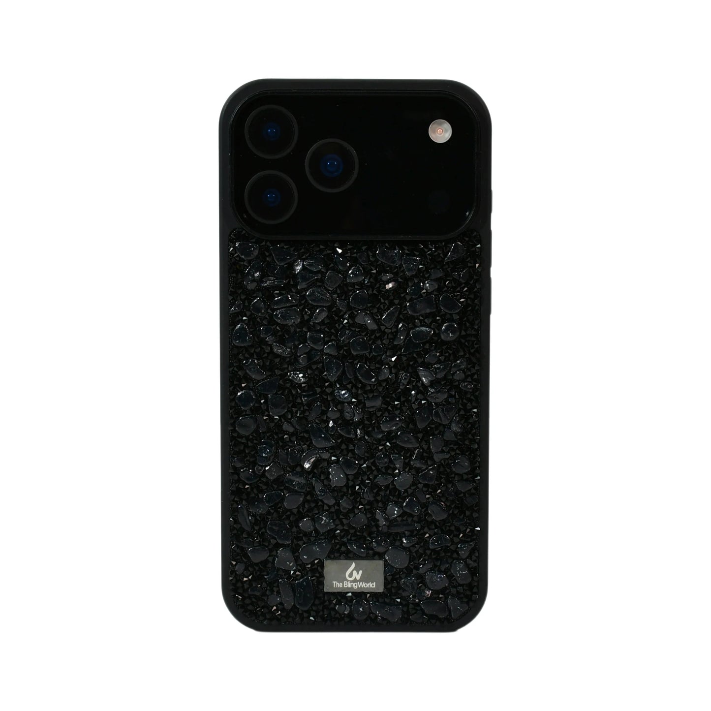 【キラキラビジューシリーズ】ミックスストーン グリッター  デコ スマホケース｜iPhone対応 #260119