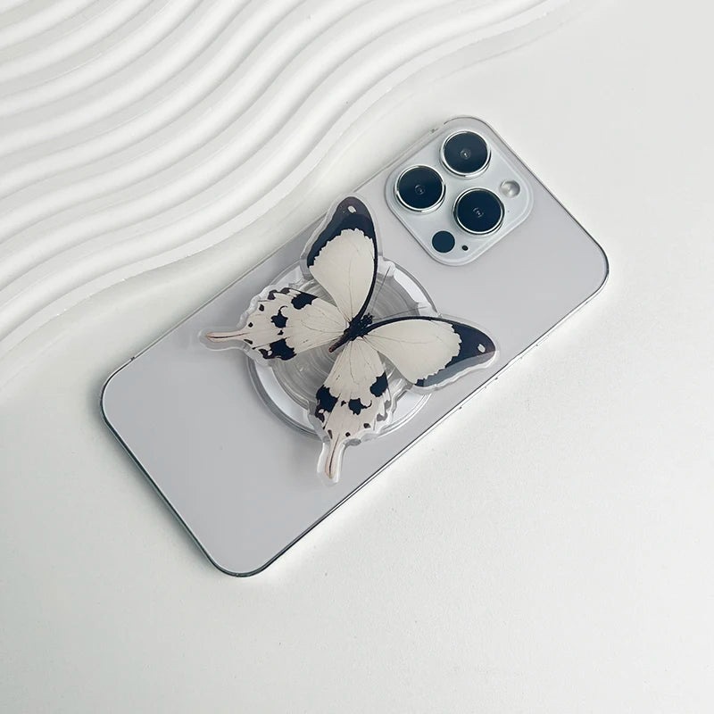 スマホグリップ｜蝶 バタフライ スマホスタンド 落下防止 #260428