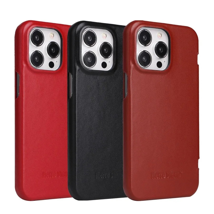 【ブックスタイル】シンプルレザー 手帳型 iPhoneケース #240209