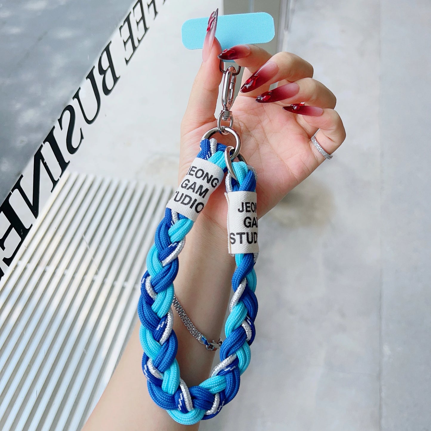 【トーンミックスストラップ】カラーロープ ハンドストラップ