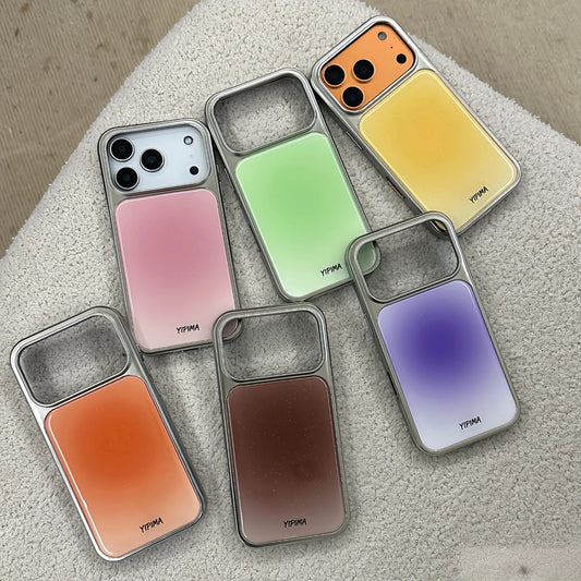 滲み ふんわりチーク グラデーション iPhoneケース｜ニュアンスカラー #260101