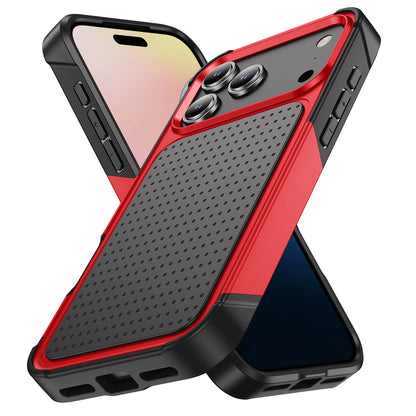 グリップデザイン 耐衝撃 iPhoneケース｜滑り止めバックパネル #240107