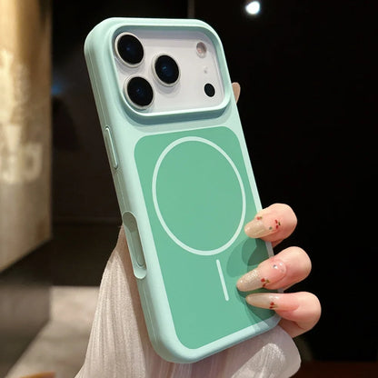 ネオンカラー MagSnet内蔵 マットバイカラー iPhoneケース｜耐衝撃・カラーフレーム #260521