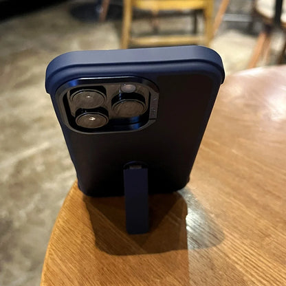 マットカラー スタンド付き Magnet内蔵 iPhoneケース｜耐衝撃・くすみカラー #261267　