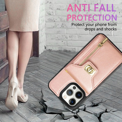 【カード収納シリーズ】多機能ウォレット型 レザー調 大容量カード収納付きスマホケース｜iPhone対応 #251125