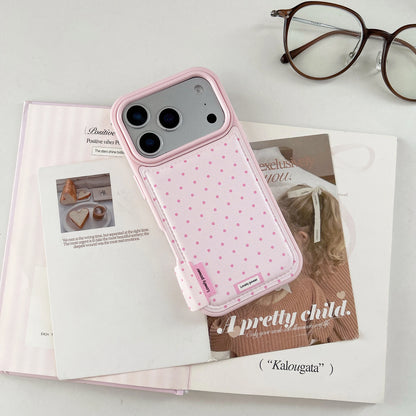 【韓国風 プチドット】水玉 パステルスマホケース｜iPhone対応 #240929