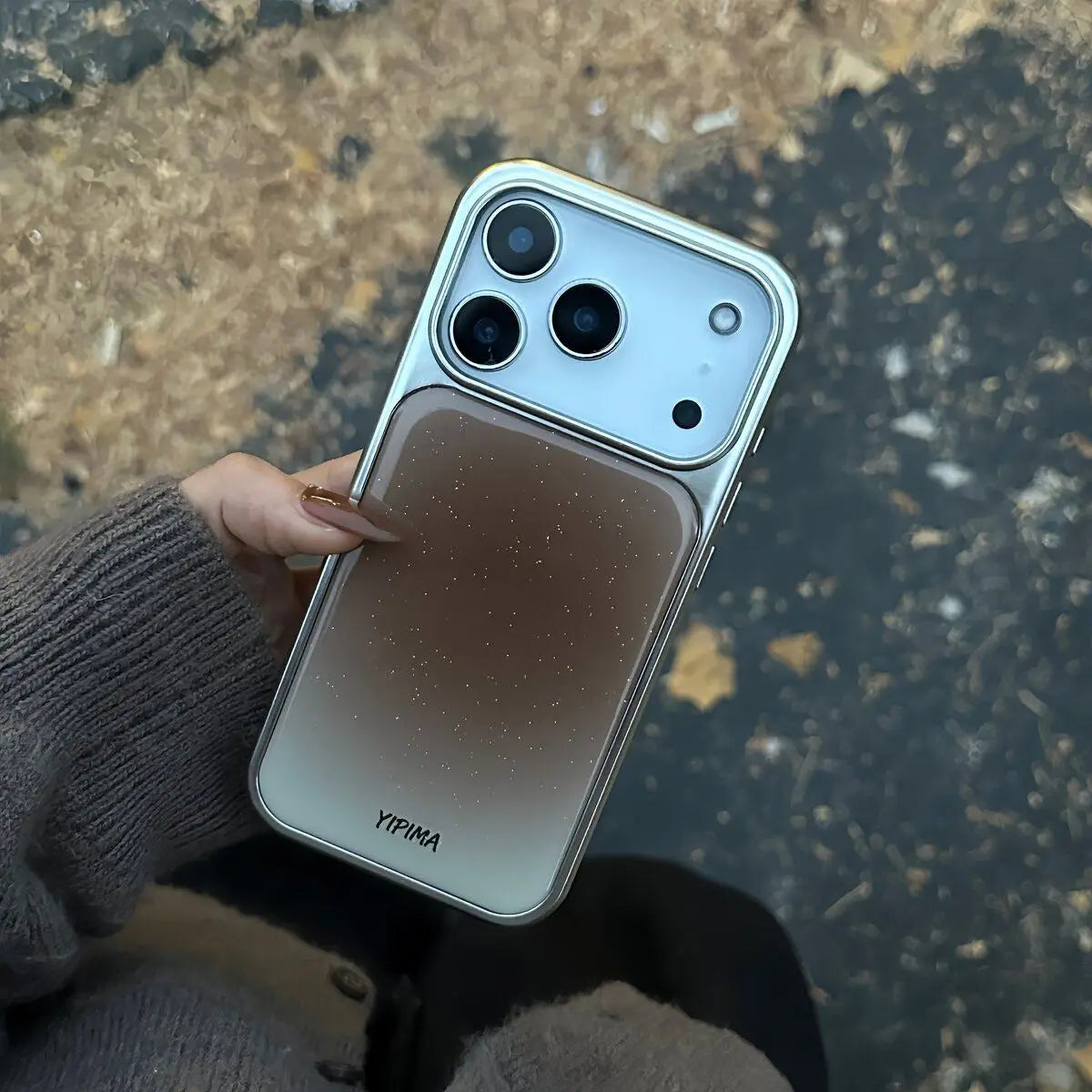 滲み ふんわりチーク グラデーション iPhoneケース｜ニュアンスカラー #260101