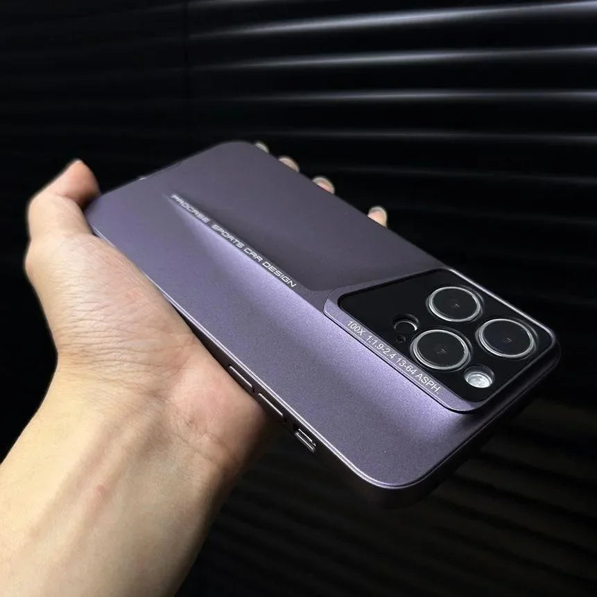 【スポーツカーシルエット】モダン マットデザイン 耐衝撃 スマホケース｜iPhone対応 #250413