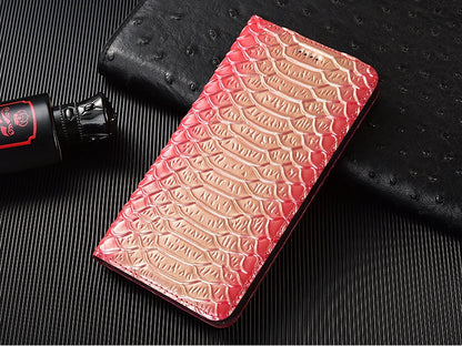 【本革シリーズ】ブックスタイル クロコダイル調 レザー型押し 手帳型 iPhoneケース #240131