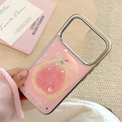 リボンデザイン ガーリーピンク グアバ iPhoneケース #260601