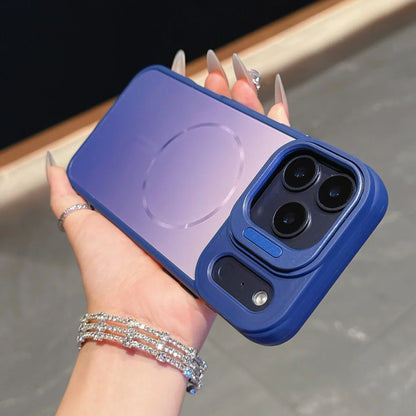 グラデーション Magnet内蔵 　カメラスタンド iPhoneケース｜マットカラー #260102