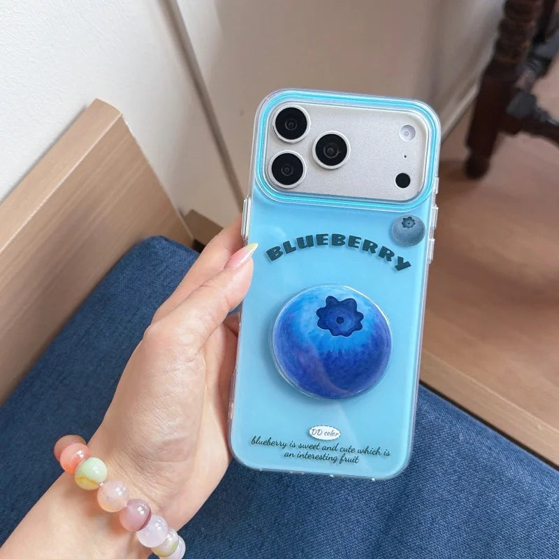 ポップでカラフルな3Dフルーツデザイン iPhoneケース｜ 軽量で持ちやすいデザイン #260063