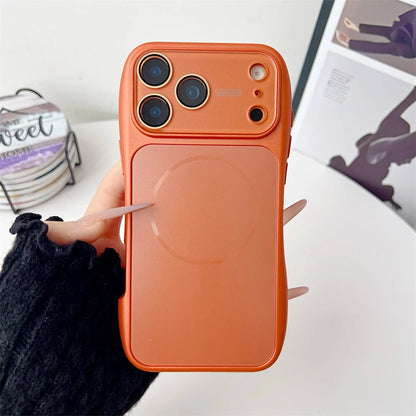 くびれシルエット ニュアンスくすみカラー マットな質感 Magnet内蔵  iPhoneケース #231205